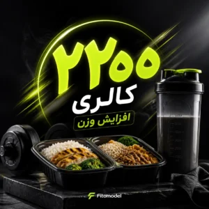 رژیم افزایش وزن برای ۲۲۰۰ کالری